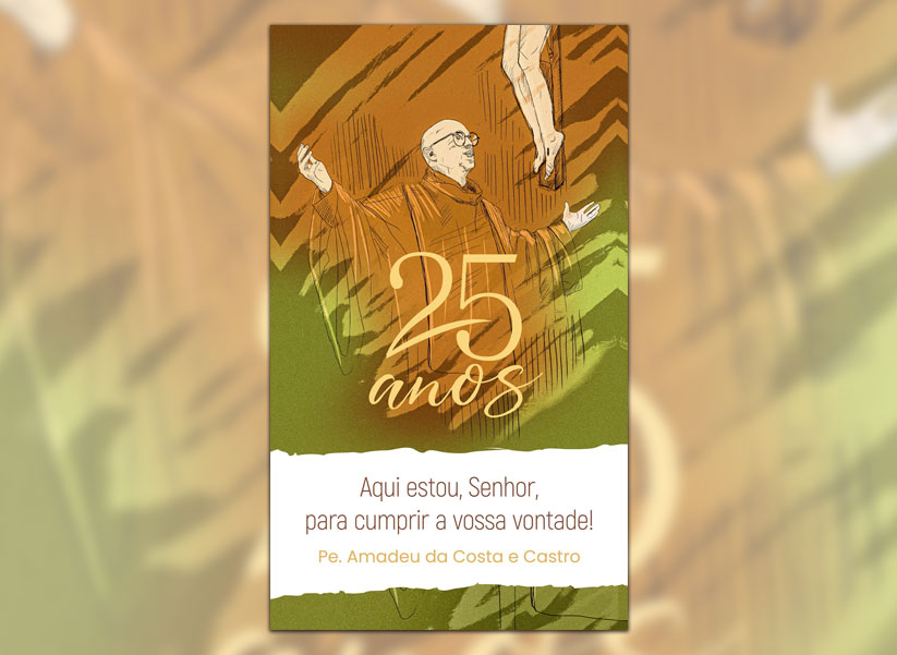 Comunidades celebram os 25 anos de sacerdócio do Pe Amadeu Castro